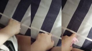 女高宿舍拉窗簾自慰1
