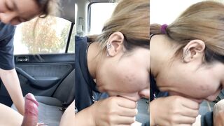 馬來西亞妹妹在車上幫男友口交