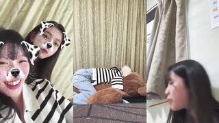 幼馴染2人で腰振り生配信
